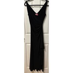 Mimi Momo Black Cocktail Maxi Dress Size XS